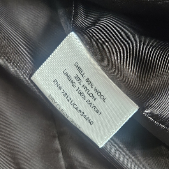 Eileen Fisher Womens Jacket Large Brown Wool Blend Satin Lined Winter Outerwear - Picture 12 of 12